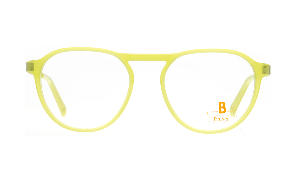 Brille P·A·S·S P594 neon gelb glänzend | Brillenmann