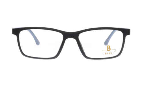 Brille P·A·S·S P607 schwarz inkl. Sonnenclip