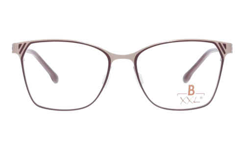 Brille XXL XXL1068 dunkelrot/rosa matt | Brillenmann