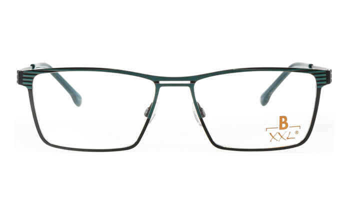 Brille XXL XXL1062 grün mit schwarz matt | Brillenmann