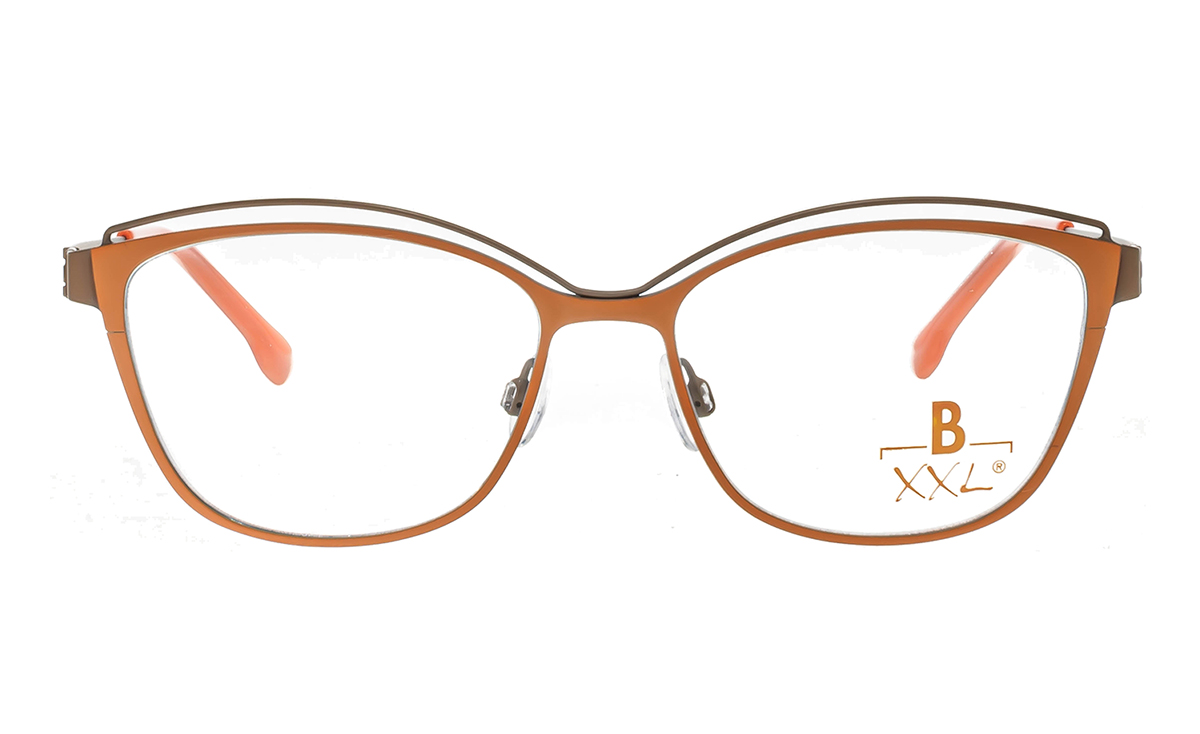 Brille XXL XXL1063 orange mit beige matt | Brillenmann