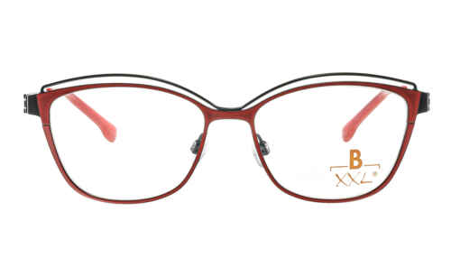 Brille XXL XXL1063 rot mit schwarz matt | Brillenmann
