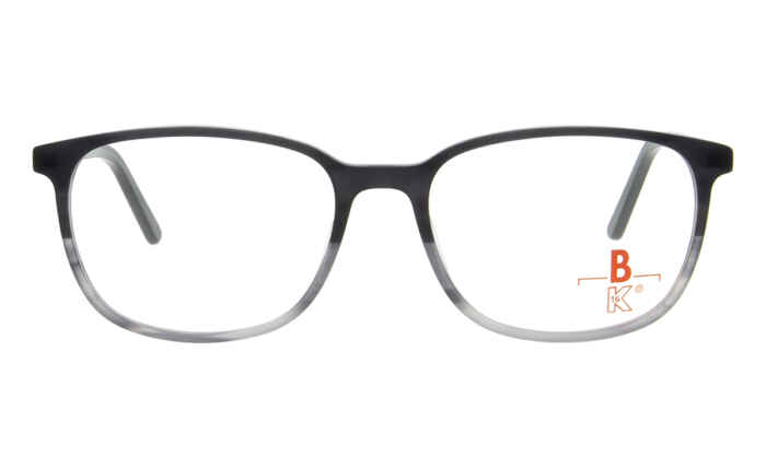 Brille K16 K1480 oben schwarz unten grau glänzend | Brillenmann