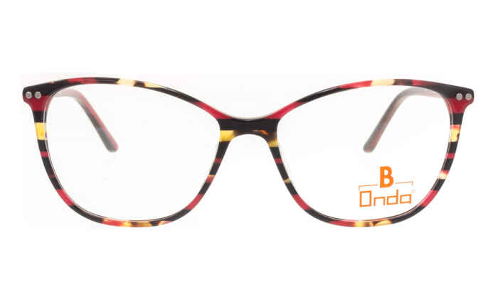 Brille Onda ON3098 rot mit braun und schwarz matt | Brillenmann
