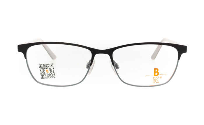 Brille K16 K1508 schwarz mit silber matt | Brillenmann