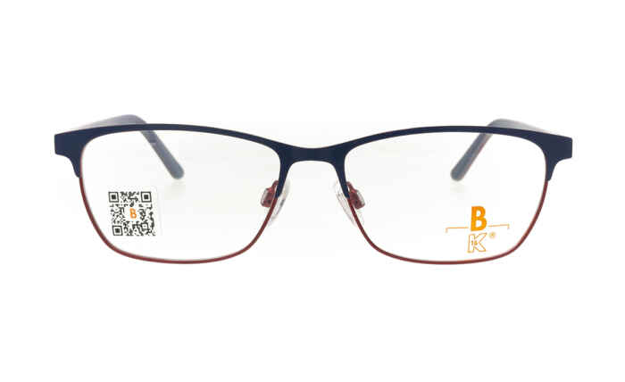 Brille K16 K1508 blau mit rot matt | Brillenmann