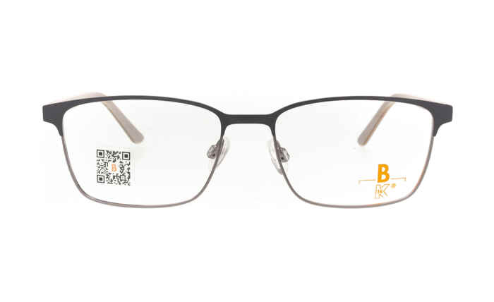 Brille K16 K1511 grau mit silber matt | Brillenmann