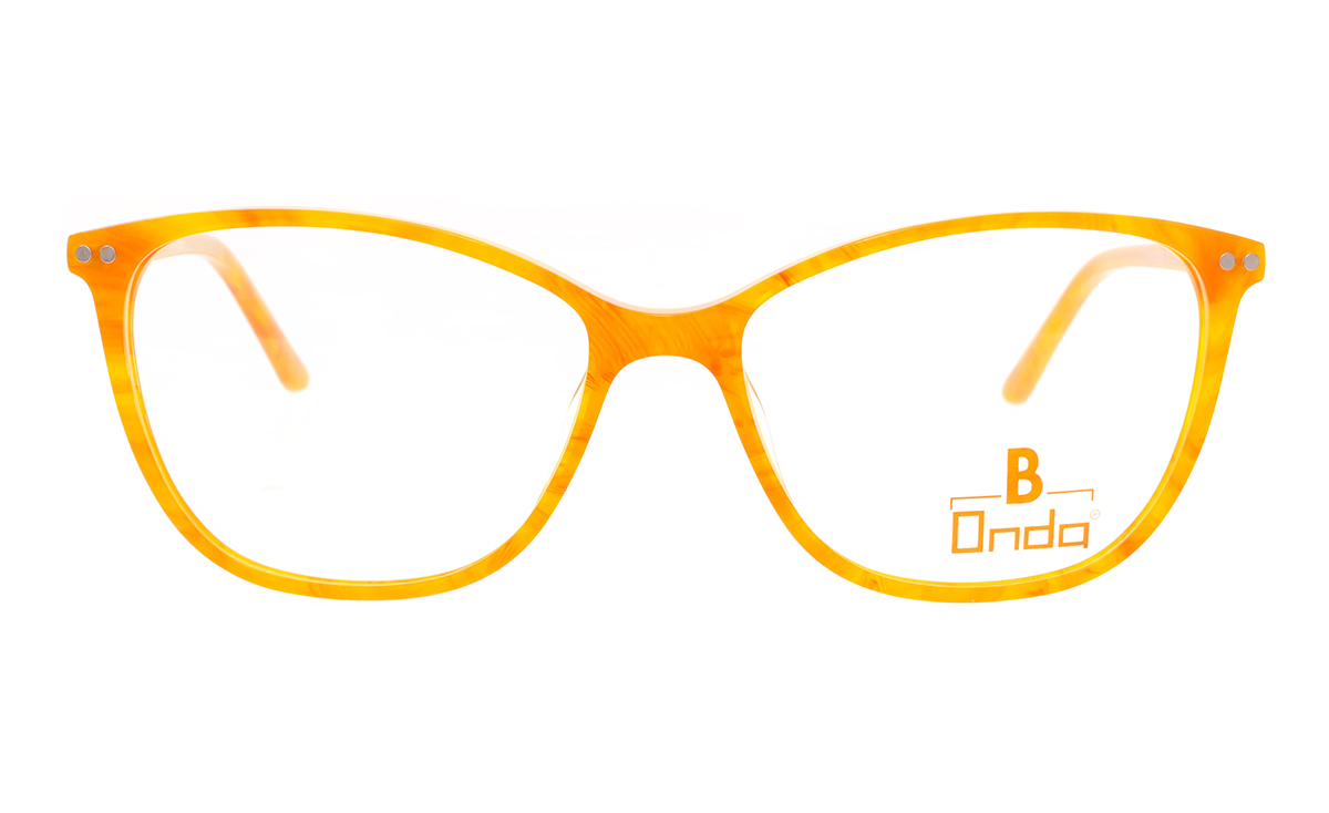Brille Onda ON3098 orange glänzend marmoriert | Brillenmann