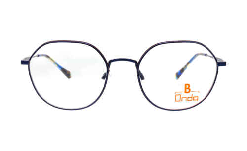 Brille Onda ON3113 dunkelblau mit braun glänzend | Brillenmann