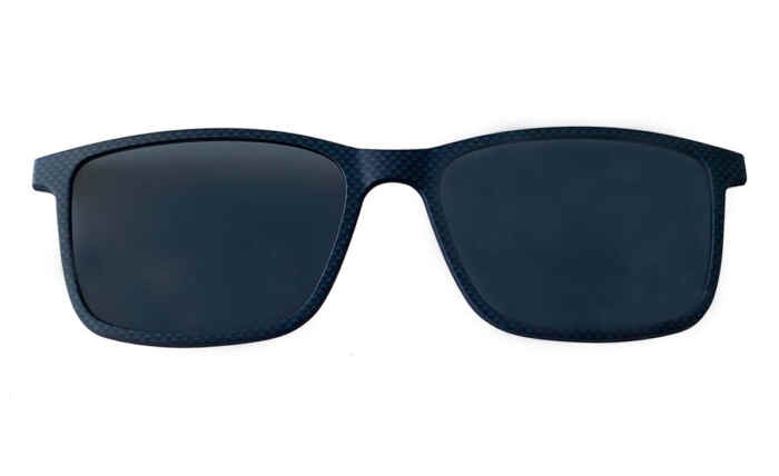 Brille P·A·S·S P606 Sonnenclip blau carbon | Brillenmann