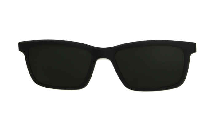 Brille P·A·S·S P607 Sonnenclip schwarz matt | Brillenmann