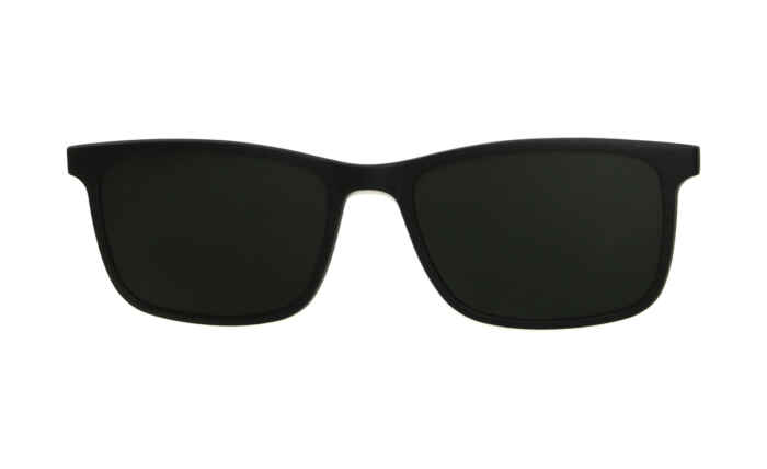 Brille P·A·S·S P609 Sonnenclip schwarz | Brillenmann