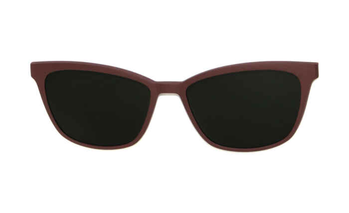 Brille P·A·S·S P616 Sonnenclip rot matt