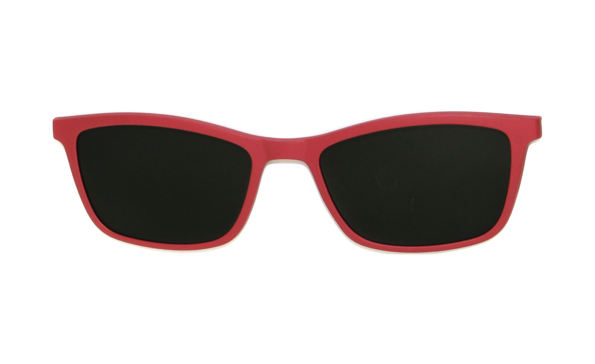 Brille P·A·S·S P617 Sonnenclip pink matt