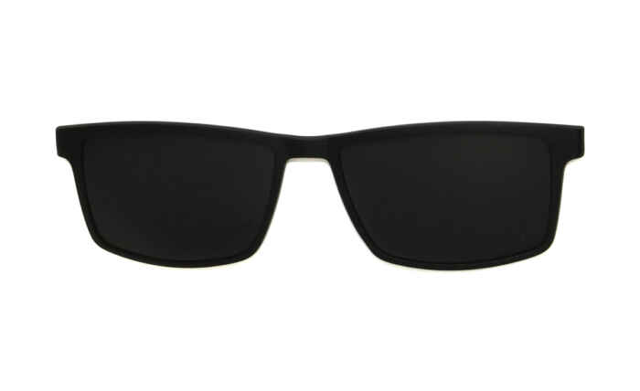 Brille P·A·S·S P618 Sonnenclip schwarz matt | Brillenmann