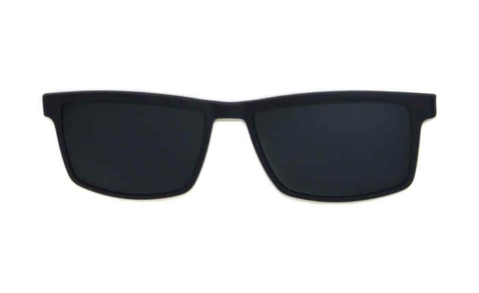 Brille P·A·S·S P618 Sonnenclip Glas in schwarz | Brillenmann