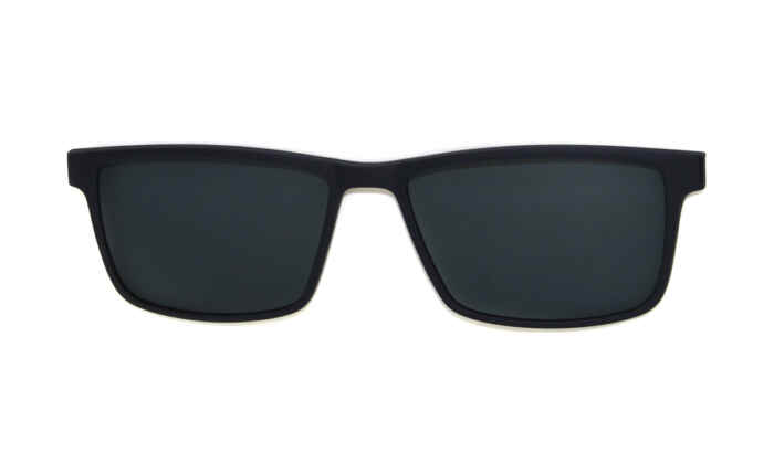 Brille P·A·S·S P619 Sonnenclip dunkelblau matt