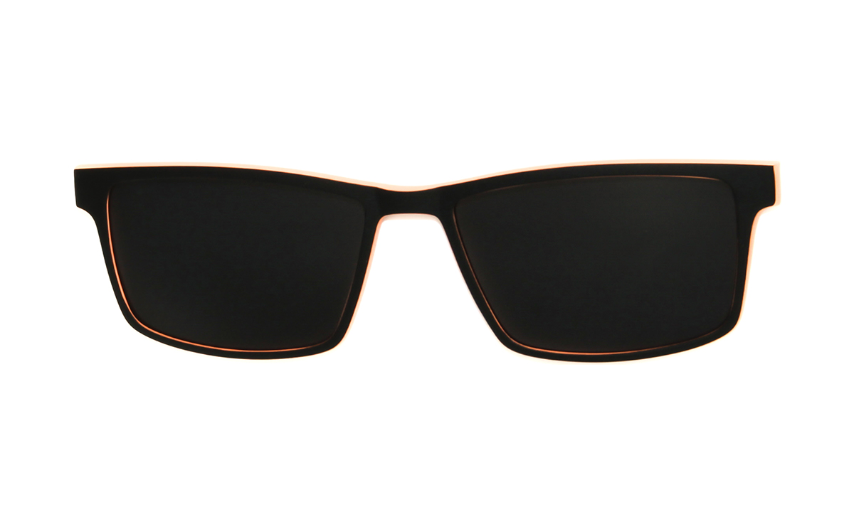 Brille P·A·S·S P620 Sonnenclip gun matt