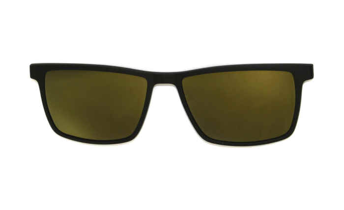 Brille P·A·S·S P621 Sonnenclip braun matt