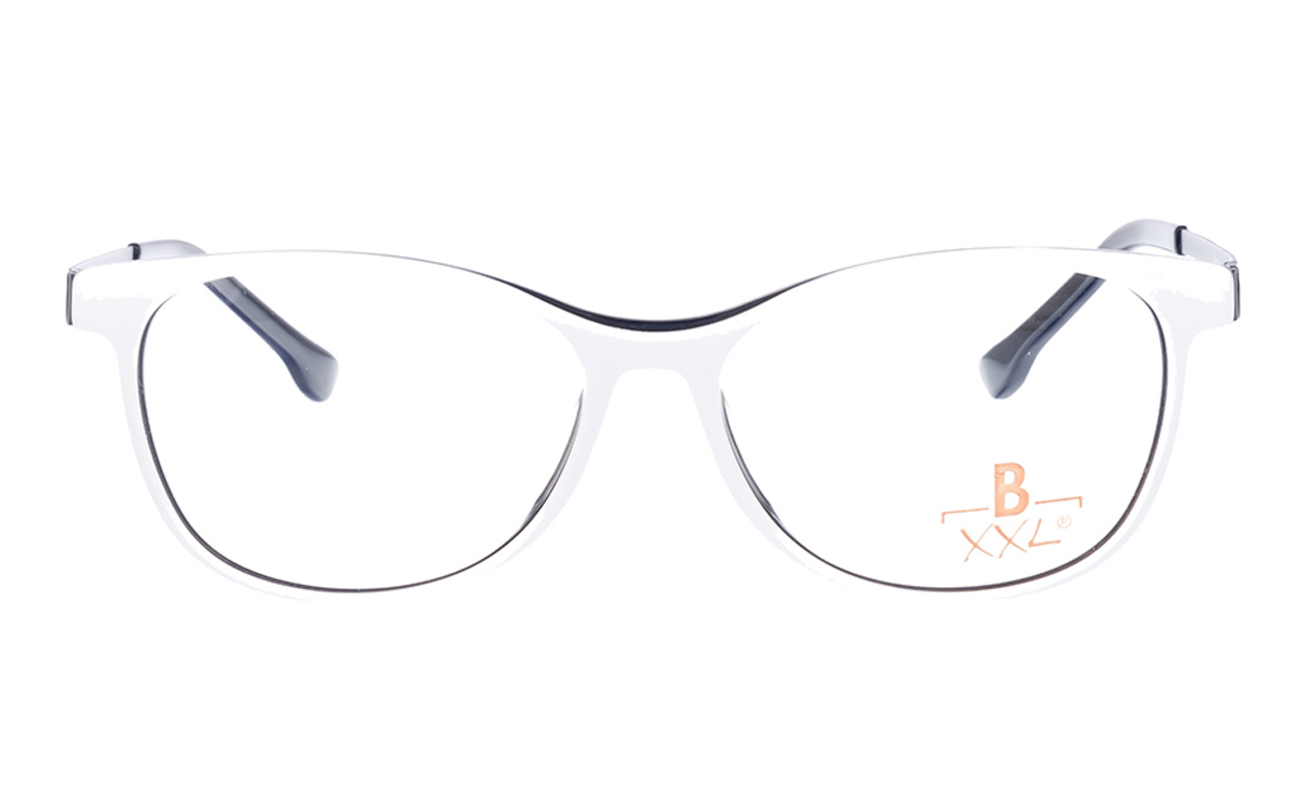 Brille XXL XXL1033 weiss schwarz | Brillenmann
