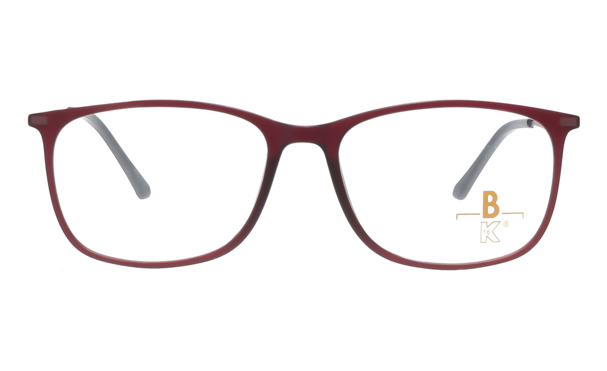 Brille K16 K1494 dunkelrot matt | Brillenmann
