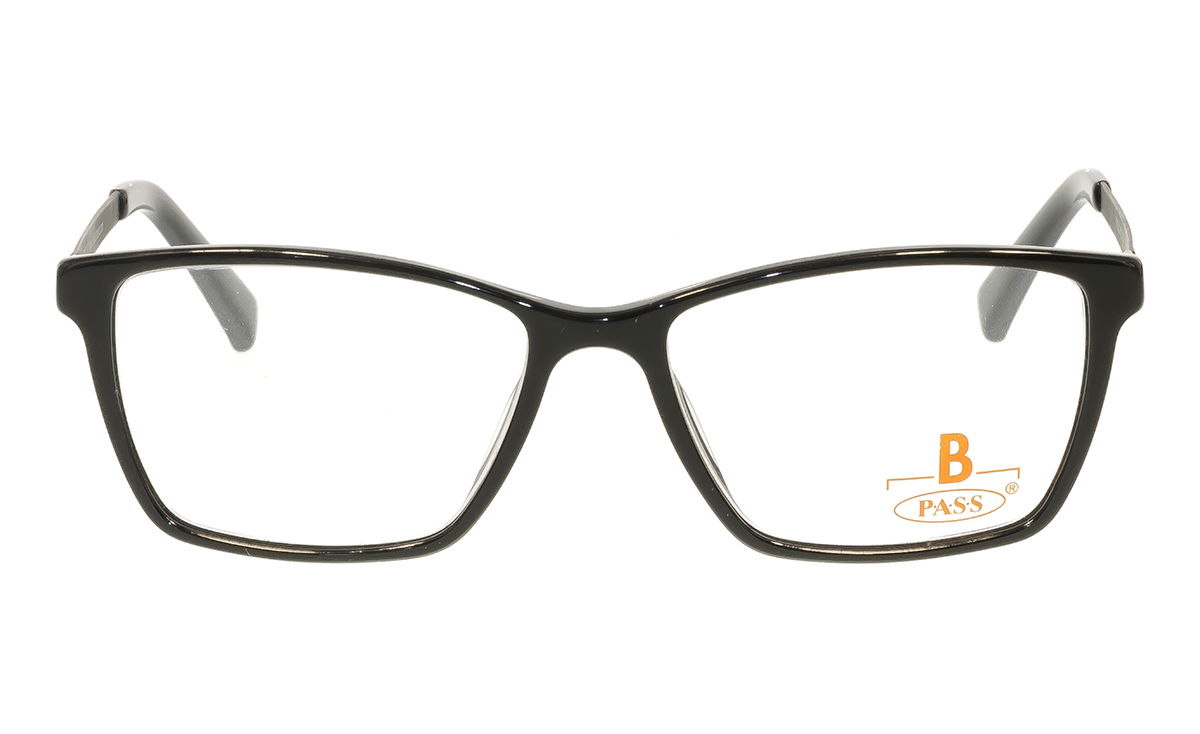 Brille P·A·S·S P497 schwarz glänzend | Brillenmann