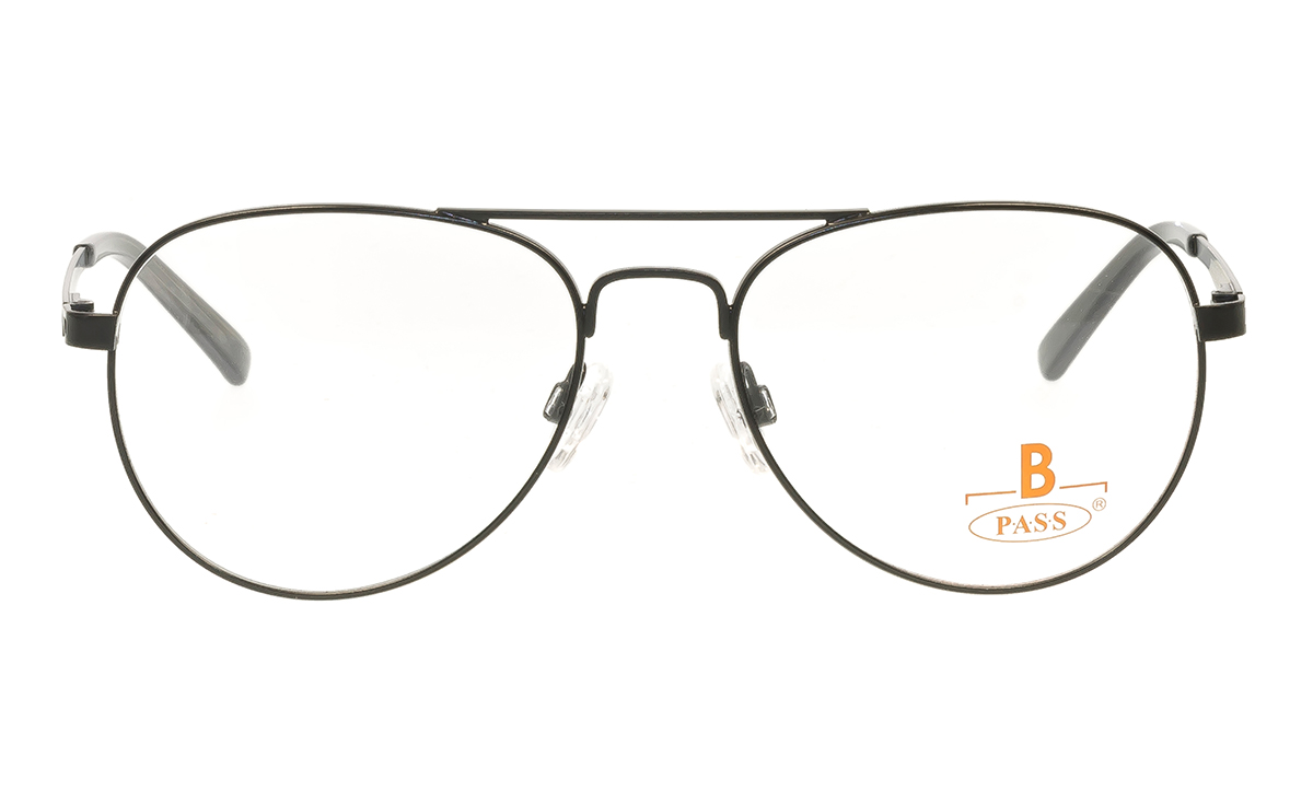Brille P·A·S·S P556 schwarz glänzend | Brillenmann