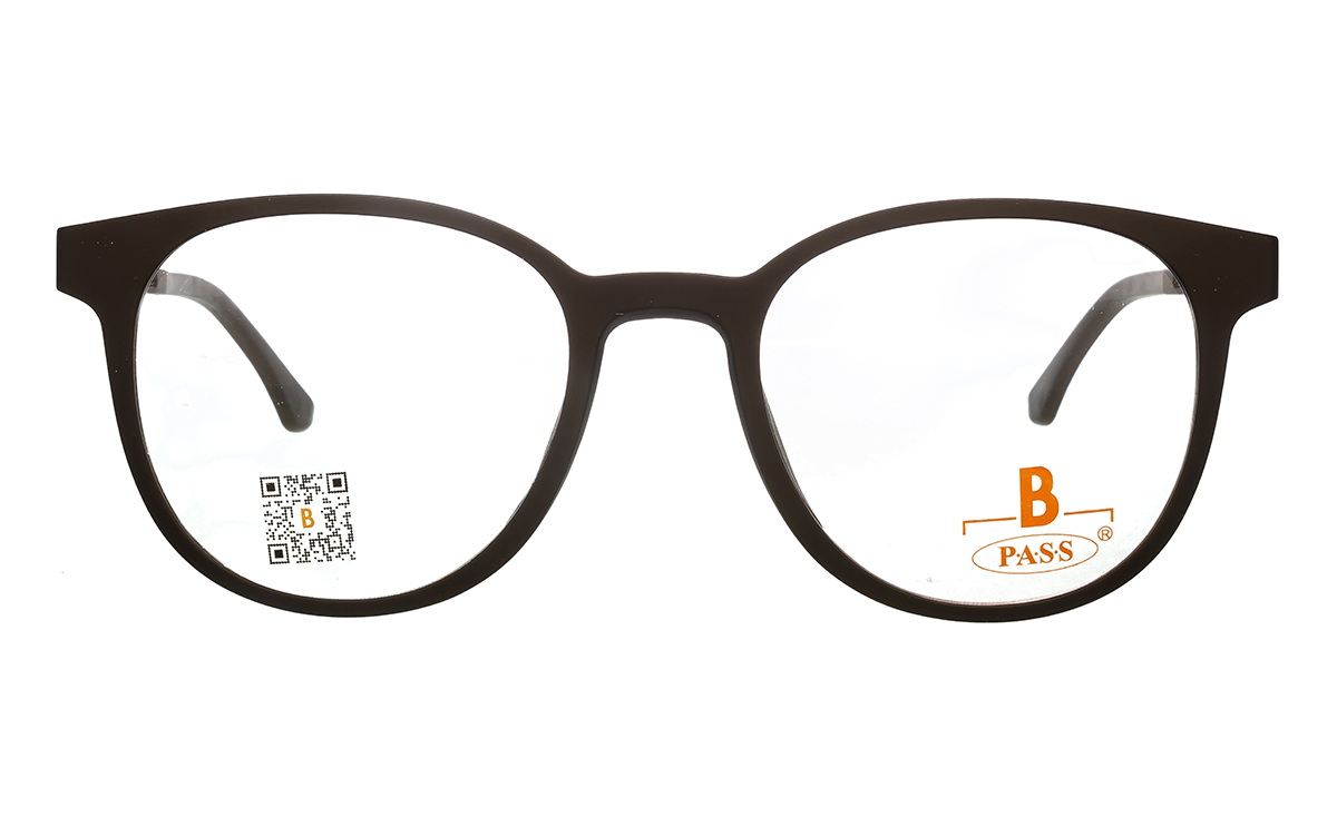 Brille P·A·S·S P613 schwarz matt inkl. Sonnenclip